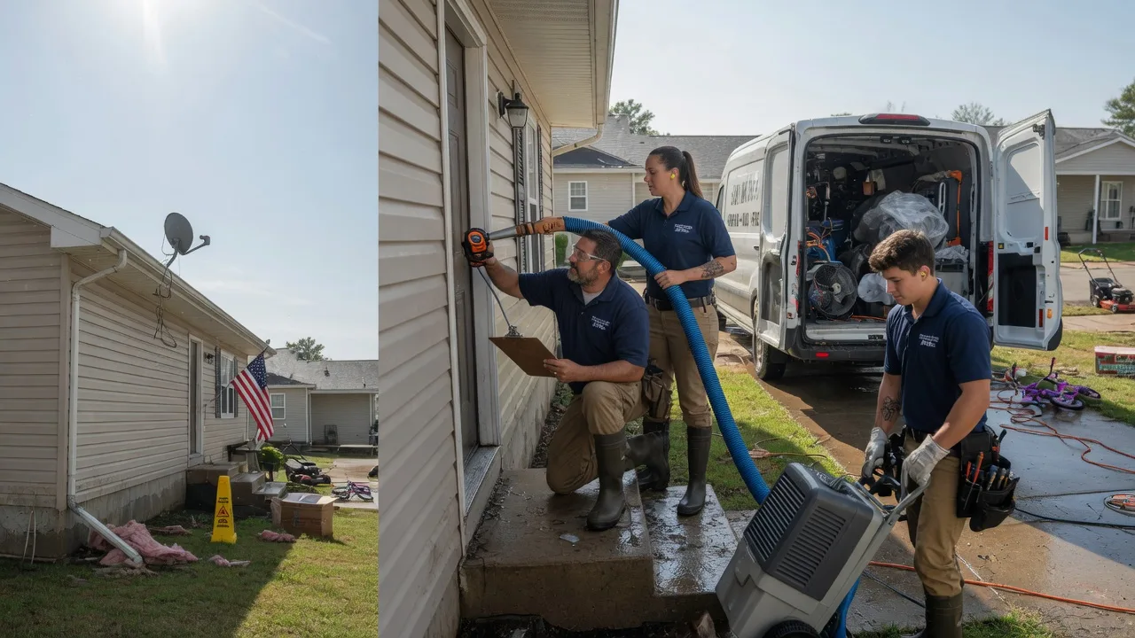 Ceiling Water Damage Restoration in Greenwood Springs, MS near me